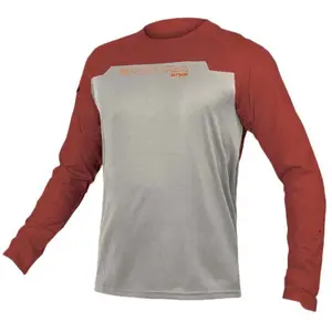 Comparateur de prix : Maillot manches longues homme endura mt500 burner gris rouge