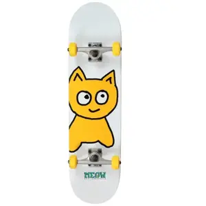Skateboard Complet Meow Big Cat (7" - Blanc)Vendu parskatepro