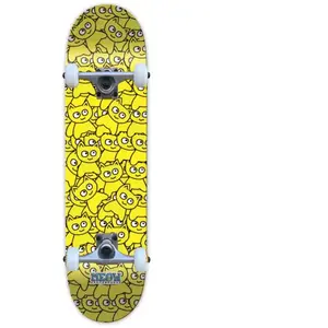 Skateboard Complet Meow Sticker Pile (6.75" - Jaune)Vendu parskatepro