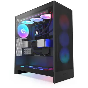 Comparateur de prix : NZXT H7 Flow RGB Midi Tower Noir