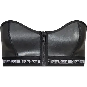 Glidesoul - Haut de Maillot Bandeau en Néoprène argenté noir S pas cher