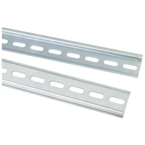 Rs Pro - Rail din 2m x 35mm x 7.5mm, Fendu, Rail oméga en Acier ( Prix... pas cher