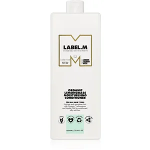 Comparateur de prix : label.m Organic Lemongrass Moisturising Conditioner après-shampoing hydratant en profondeur au citron et citronnelle 1000 ml