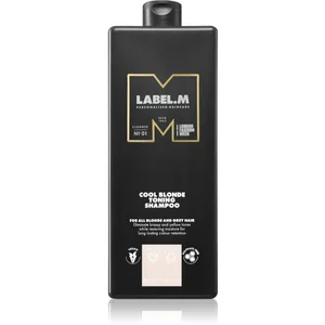 Comparateur de prix : label.m Cool Blonde Toning Shampoo shampoing anti-jaunissement 1000 ml