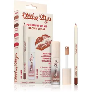 Killer Lips Pucker Up Lip Kit kit lèvres pour femme Brown Sugar pas cher