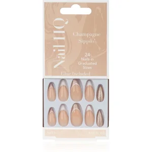 Comparateur de prix : Nail HQ Almond Faux ongles Sparkling Wine Sippin' 24 pcs