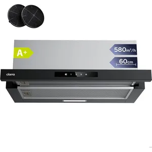 CIARRA Hotte Tioir 60cm A+ 580m3/h Recyclage ou Evacuation inclus 2pcs... pas cher