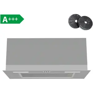 Ciarra Hotte Intégrée Inox 60 cm   Commande Tactile