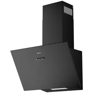 Hotte aspirante Ciarra 60 cm en acier inoxydable noir avec modes recyc...