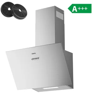 CIARRA Hotte Incliné 60cm 650m3/h A+++ 3 Vitesses 2pcs Filtre au charb... pas cher