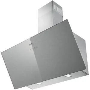 CIARRA CBCG9736H-G 90cm Schuine Afzuigkap Zwart Melkglas met anti-vi... pas cher