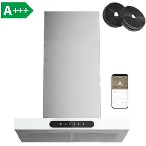 Ciarra Capteur Tactile + Wifi + Contrôle App Dynamic Hotte Aspirante 6...
