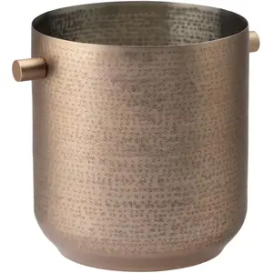 Seau à Champagne en acier couleur cuivre 20x21cm pas cher