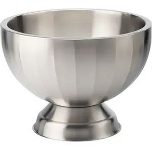 Utopia Seau à vin isotherme & Bol à punch en inox satiné - 37 cm pas cher