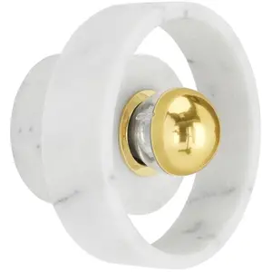 Tom Dixon STONE-Applique murale ou Plafonnier LED en Marbre Ø18cm
