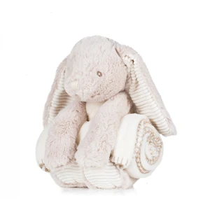Peluche avec couverture Mumbles Lapin Beige TU MM034-Cream pas cher
