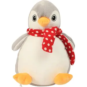 Mumbles MM566 | Zippie Penguin, rembourrage amovible - Couleur : Grey/... pas cher