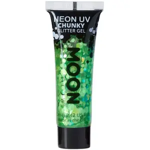 Gel Néon à Grosses Paillettes Moon Glow vert