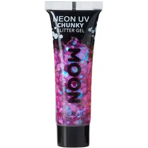 Gel Néon à Grosses Paillettes Moon Glow violet