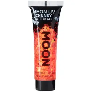 Gel Néon à Grosses Paillettes Moon Glow orange