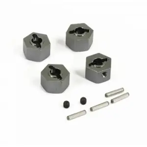 FTX TEXAN 1/10 METAL WHEEL HEXES & PINS (4PC)
