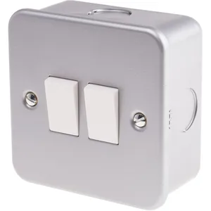 Rs Pro - Interrupteur d'éclairage Rocker IP20 Gris ( Prix pour 1 ) pas cher