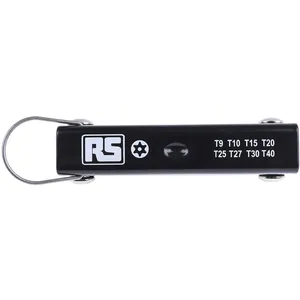 Rs Pro - Jeu de clés Torx T9 T10 T15 T20 T25 T27 T30 T40 8 pièces ( Pr... pas cher