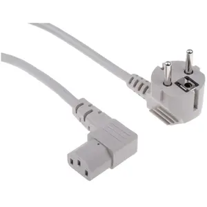 Rs Pro - Câble d'alimentation, Gris, Connecteur C13, iec vers cee 7/7,... pas cher