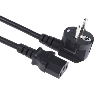 Câble d'alimentation, Noir, Connecteur C13, IEC vers CEE 7/7, Schuko, ... pas cher