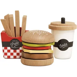 Le Toy Van - Hamburger, frites et sodas Multicolore taille unique pas cher