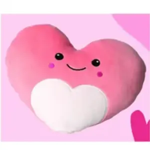 Peluche en coeur Mumbles Rose S MM8010-PINK pas cher