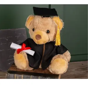 Peluche diplomé Mumbles Marron M MM036-BROWN pas cher
