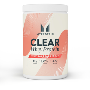 Comparateur de prix : Clair Whey Isolat 488g Tropical Fruit du dragon Myprotein Proteine