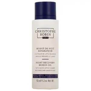 Christophe Robin Night Recovery Monoï Oil with White Lotus Flower 92ml pas cher