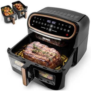 Comparateur de prix : Duronic AF34 BG Set Friteuse à Air avec 1 grand tiroir de 10L et 2 pet...