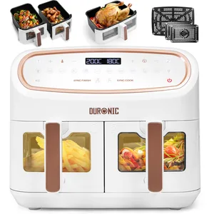 Comparateur de prix : Duronic AF34 WE Set Friteuse à Air avec 1 grand tiroir de 10L et 2 pet...