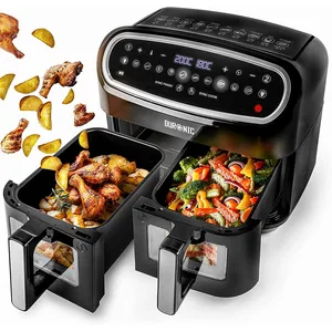 Comparateur de prix : Duronic AF24 friteuse Double 10 L Autonome 2400 W Friteuse d air chaud...