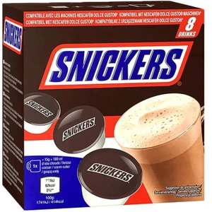 Comparateur de prix : Snickers 8 capsules pour baskets Dolce Gusto Lalla Deluche