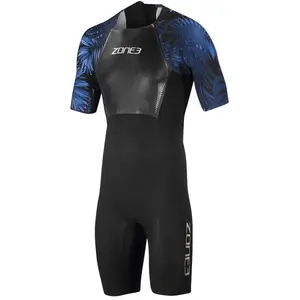 Comparateur de prix : Combinaison Zone3 Tropical Palm Noir Bleu, Taille M