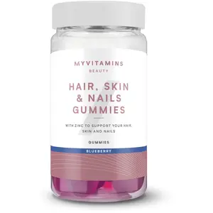 Comparateur de prix : MyProtein Gummies cheveux, ongles et peau - 60gommes à mâcher - Myrtille