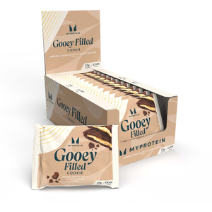 Myvegan Cookie végane fourré aux protéines - Double Chocolate & Peanut Butter
