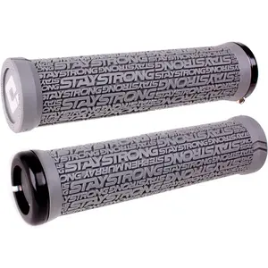 Paire de grips odi stay strong reactiv 135mm gris noir pas cher