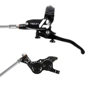 Frein arriere hope tech 4 v4 noir durite tresse aviation pas cher