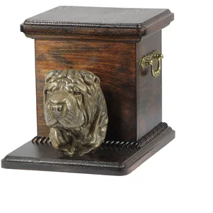 Art-Dog Shar Pei - une urne pour les cendres de chien avec une statuette, une ... pas cher