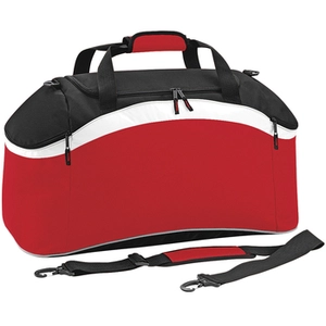 BagBase - Sac de sport (54 litres) (Lot de 2) (Taille unique) (Rouge/N... pas cher