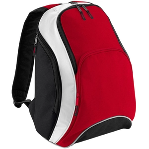 Bagbase - Sac à dos - 21 litres (Lot de 2) (Rouge/Noir/Blanc) TU pas cher