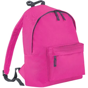 Bagbase - Sac à dos - 18 litres (Lot de 2) (Fuchsia/Graphite) TU pas cher