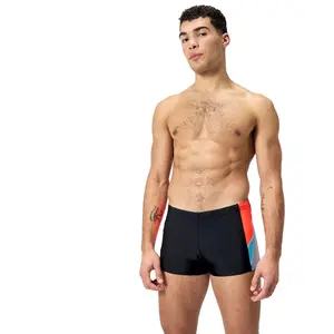 Maillot de bain speedo eco dive noir   orange pas cher