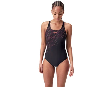 Speedo - Women's Hyperboom Placement Muscleback - Maillot de bain taille 44, noir pas cher