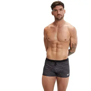 Short de bain Speedo Valmilton Lines Aqsh Noir 85 cm 003031-16881 pas cher